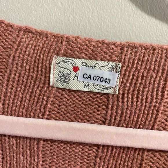 🔔 Old Rose Knit Jacket ($25 for 3 items) - Picture 3 of 8